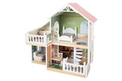 Lalka, mis i akcesoria - Small Foot - Wooden Urban Villa Dollhouse with Furniture 9dlg. - 12277