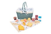 Zabawa w udawanie - Small Foot - Picnic Set with Wooden Play Food Tasty 26dlg. - 12325