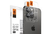 Telefon - Inne akcesoria - Spigen Glass tR EZ Fit Optik Pro 2 Pack - black - iPhone 17/16/15/14 Pro / 17/16/15/14 Pro Max - AGL05205