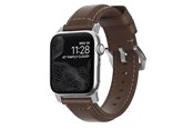 Smartwatch - akcesoria - Nomad - Traditional Band - 44mm/42mm | Silver Hardware | Rustic Brown Leather - NM1A4RST00
