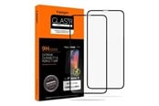 Telefon - szklo ochronne - Spigen Glass FC 2 Pack - black - iPhone 11 Pro/XS/X - 057GL23120