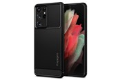 Telefon - Pokrowiec i etui - Spigen Rugged Armor - black - Galaxy S21 Ultra - ACS02349