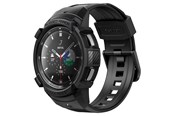 Smartwatch - akcesoria - Spigen Rugged Armor Pro - black - Samsung Galaxy Watch 4 Classic (46mm) - ACS03832
