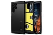 Telefon - Pokrowiec i etui - Spigen Tough Armor - black - Samsung Galaxy S22 Ultra *DEMO* - ACS03923