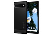 Telefon - Pokrowiec i etui - Spigen Rugged Armor - black - Google Pixel 6a - ACS04476