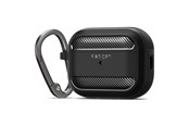 Słuchawki, zestaw słuchawkowy - Spigen Rugged Armor - black - AirPods Pro 2 - ACS05482