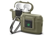 Sluchawki, zestaw sluchawkowy - Spigen Lock Fit - vintage khaki - AirPods Pro 2 - ACS05911