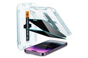 Telefon - szklo ochronne - Spigen Glass EZ Fit Privacy 2 Pack - iPhone 14 Pro Max - AGL05203