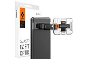 Telefon - Inne akcesoria - Spigen Glass EZ Fit Optik 2 Pack - black - Google Pixel 7a - AGL05970