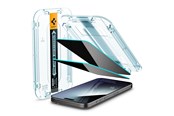 Telefon - szklo ochronne - Spigen Glass tR EZ Fit (Privacy) 2 Pack - transparency - iPhone 15 Pro - AGL06894