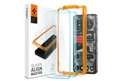 Telefon - szkło ochronne - Spigen Glass tR AlignMaster 2 Pack - Nothing Phone (2) - AGL06981