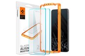 Telefon - szklo ochronne - Spigen Glass tR AlignMaster 2 Pack - Google Pixel 8 Pro - AGL07395