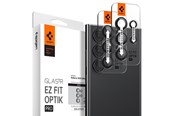 Telefon - Inne akcesoria - Spigen Glass tR EZ Fit Optik Pro 2 Pack - black - Samsung Galaxy S24 Ultra - AGL07425