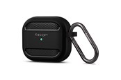 Sluchawki, zestaw sluchawkowy - Spigen Rugged Armor - black - AirPods 3 - ASD01978