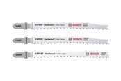 Wyrzynarka - Bosch Expert Hardwood 2-side clean jig saw blade set - 3 pieces - 2608900549