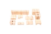 Interaktywne zabawki (Arduino itp.) - Small Foot Wooden Building Blocks in Bag 50dlg. - 11396