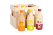 Figurki - Small Foot - Wooden Crate with Bottles 7 pcs. - 11739