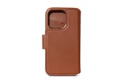 Telefon - Pokrowiec i etui - Decoded Leather Detachable Wallet for iPhone 15 Pro Tan - D24IPO15PDW5TN