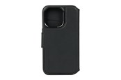 Telefon - Pokrowiec i etui - Decoded Leather Detachable Wallet for iPhone 15 Pro Black - D24IPO15PDW5BK