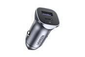 Telefon - Adapter i Ladowarka - UGREEN 30w A+C Dual-Port Car Charger - 40858