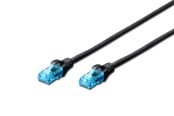 Kabel sieciowy - DIGITUS CAT 5e U-UTP Patch Cord - 5m - Czarny - 5m - DK-1512-050/BL