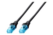 Kabel sieciowy - DIGITUS patch cable - 5 m - black - Czarny - 5m - DK-1511-050/BLACK