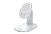 Telefon - Adapter i Ładowarka - OtterBox Magnetic Wireless Charging Stand - white_v2 - 78-81168