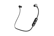 Sluchawki, zestaw sluchawkowy - KitSound Headphone Hudson In-Ear Wireless Silver - KSHUDSBTGM