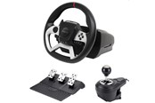 Akcesoria dla graczy - MAXX TECH PRO FF RACING WHEEL KIT (WHEEL 3-PEDAL SET & SHIFTER) - Wired Wheel, gamepad and pedals set - Sony PlayStation 4 - MXT-PROFFW