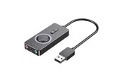 Karta dzwiekowa - Vention External USB 2.0 audio card 1m (black) - CDRBF