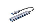 USB hub - Vention Mini Hub USB 3.0 to USB 3.0/3x2.0 0.15m USB hub - 3 - USB 3.0 - Szary - CKOHB
