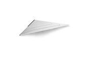 Akcesoria łazienkowe - Wantec Reframe Collection soap shelf corner Brushed - 7210