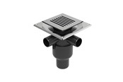 Produkty odwadniajace - Unidrain Set 4 Square ClassicLine Column 15x15 Ø110 mm vertical - 8024.0075