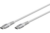 Kabel USB - Pro USB-C <-> USB-C - Sleeve - 3m - Szary - 4040849701955