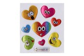 Kreatywne gry - LG-Imports Stickers Smile Face Glittering (Assorted) - 9737