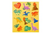 Kreatywne gry - LG-Imports Sticker sheet Dinosaur 12 pcs. - 8558