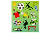 Kreatywne gry - LG-Imports Sticker sheet Football - 8556