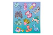 Kreatywne gry - LG-Imports Sticker sheet of sea animals - 8552