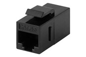 Akcesoria sieciowe - Deltaco 396-8 Connector for keystone mounting UTP (unshielded) Cat5e female female - 396-8