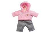Lalki i akcesoria - Heless Dolls Jogging Outfit - Pink/blue 28-33 cm - assorted - 1240