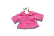 Lalki i akcesoria - Heless Doll coat Pinky 28-33 cm - 1325
