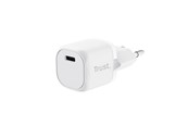 Telefon - Adapter i Ładowarka - Trust Maxo Ultra-small 20W USB-C PD Charger - White - 25205