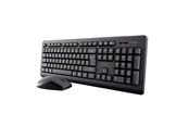 Klawiatura - Trust Primo Wireless Deskset Nordic - Zestaw klawiatura i mysz - Nordycki - Czarny - 25435