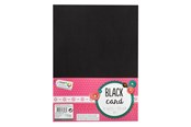 Artykuly Artystyczne & Rzemieslnicze - Creative Craft Group Hobby cardboard Black A4 10 sheets - CR0712/GE