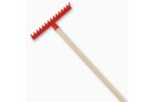 Zabawki na zewnatrz - Androni Plastic Rake with Wooden Handle - 4222-0000