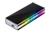 Dysk twardy - akcesoria - LC Power LC-M2-C-MULTI-RGB - storage enclosure - M.2 NVMe Card / SATA 10Gb/s - USB 3.2 (Gen 2) - LC-M2-C-MULTI-RGB
