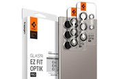 Telefon - Inne akcesoria - Spigen Glass tR EZ Fit Optik Pro 2 Pack - gray - Samsung Galaxy S24 Ultra - AGL07426