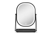 Lusterka kosmetyczne - Gillian Jones Mirror With LED Light and Tray - Black - 5713982011470