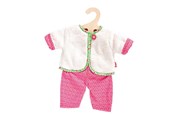 Lalki i akcesoria - Heless Doll Coat Reversible with Pants 28-35 cm - 1625