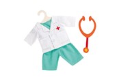 Lalki i akcesoria - Heless Dolls Doctor's Outfit with Stethoscope 28-35 cm - 1653